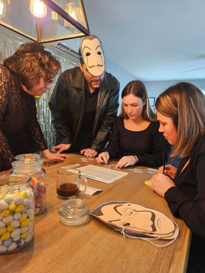 jeu entreprise team building braquage jeu