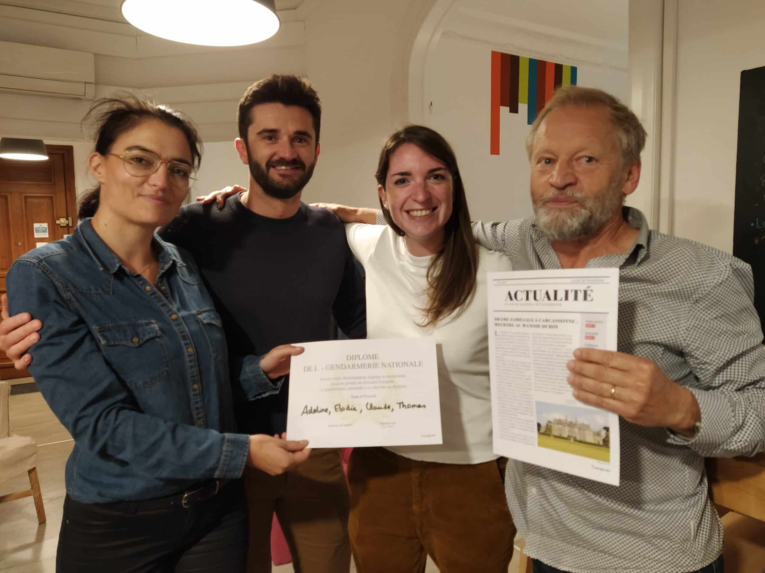 murder party escape game entreprise